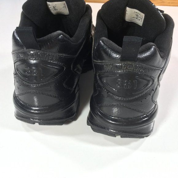New Balance 381 Trainers Sneakers Mens Size 12D Black Leather CMX381Z main image 10